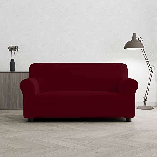 Italian Bed Linen Sofa-Schonbezug “Più Bello”, Bordeaux, 2 PLÄTZE von Italian Bed Linen