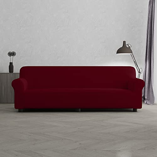 Italian Bed Linen Sofa-Schonbezug “Più Bello”, Bordeaux, 4 PLÄTZE von Italian Bed Linen