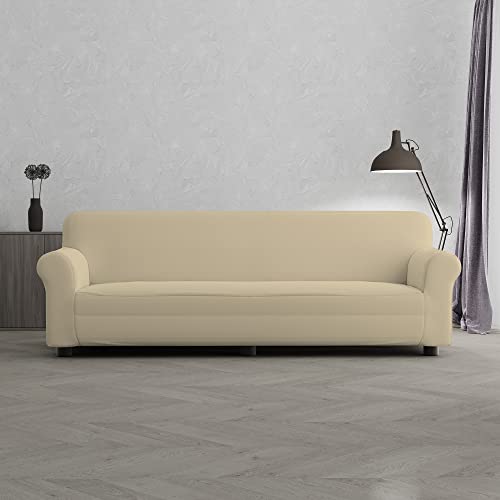 Italian Bed Linen Sofa-Schonbezug “Più Bello”, Creme, 4 PLÄTZE von Italian Bed Linen