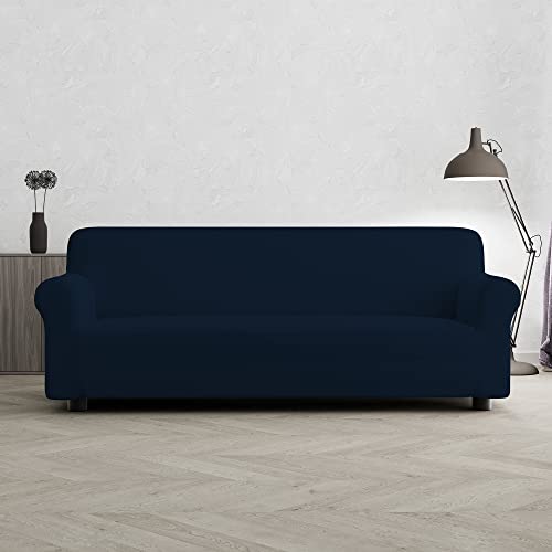 Italian Bed Linen Sofa-Schonbezug “Più Bello”, Dunkelblau, 3 PLÄTZE von Italian Bed Linen