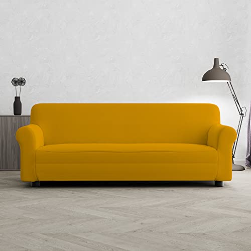 Italian Bed Linen Sofa-Schonbezug “Più Bello”, Gelb, 3 PLÄTZE von Italian Bed Linen