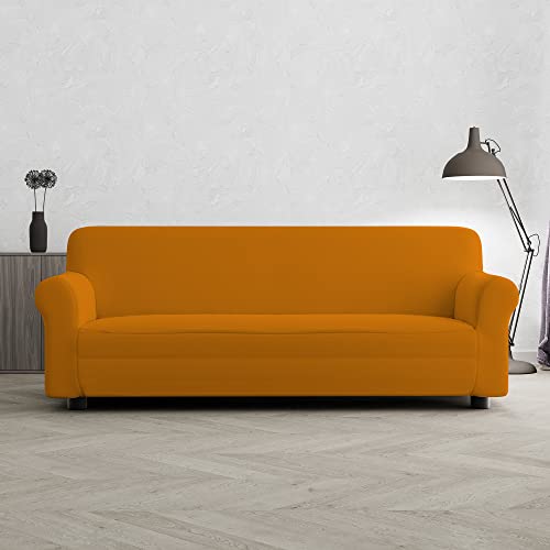 Italian Bed Linen Sofa-Schonbezug “Più Bello”, Orange, 3 PLÄTZE von Italian Bed Linen