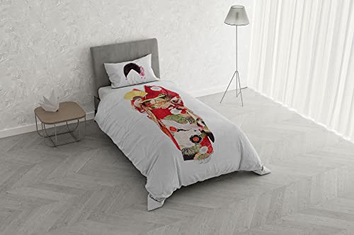 Italian Bed Linen MB Home Italy Digitaldruck Bettbezug-Set für Kinder, japanisch, Einzelbett von Italian Bed Linen