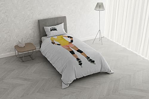 Italian Bed Linen Bettwäsche-Set, Digitaldruck, Kids, Roller, Einzelbett von Italian Bed Linen