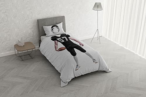 Italian Bed Linen Bettwäsche-Set, Digitaldruck, Kids, Rugbista, Einzelbett von Italian Bed Linen