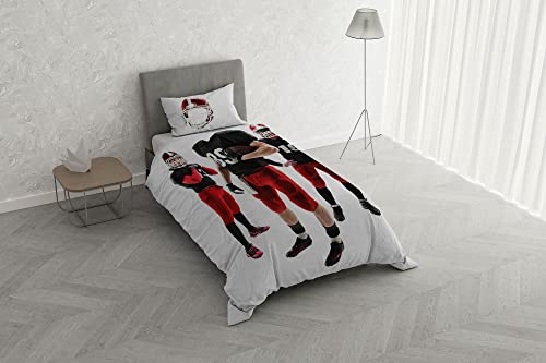 Italian Bed Linen Bettwäsche-Set, Digitaldruck, Kids, Rugby, Einzelbett von Italian Bed Linen