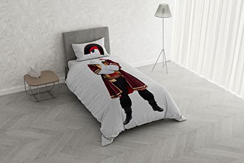 Italian Bed Linen Bettwäsche-Set Digitaldruck Kids, Pirat, Einzelbett von Italian Bed Linen