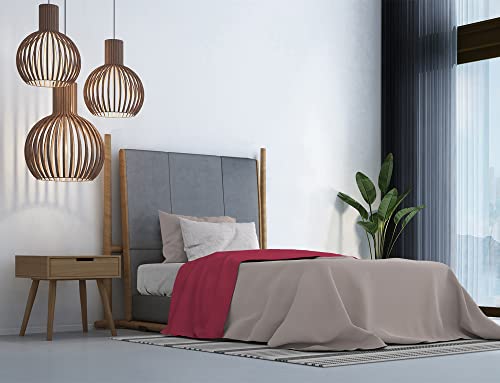 Italian Bed Linen MB Home Italy, Trendy Chic Bettwäsche-Set, Erdbeere, Einzelbett von Italian Bed Linen