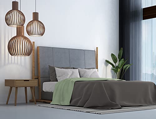 Italian Bed Linen MB Home Italy, Trendy Chic Bettwäsche-Set, Pistazie, Doppelbett von Italian Bed Linen