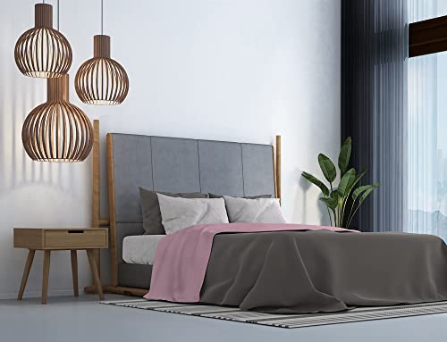 Italian Bed Linen MB Home Italy, Trendy Chic Bettwäsche-Set, Rosa, Doppelbett von Italian Bed Linen