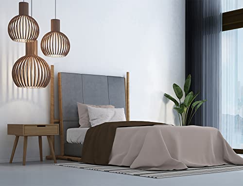 Italian Bed Linen MB Home Italy, Trendy Chic Bettwäsche-Set, Schokolade, Einzelbett Italian Bed Linen MB Home Italy, Trendy Chic Bettwäsche-Set, Schokolade, Einzelbett von Italian Bed Linen