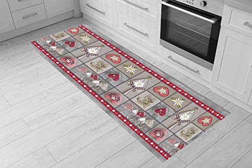 Italian Bed Linen Küchenläufer mit Digitaldruck, Tirol, 50x300 cm von Italian Bed Linen