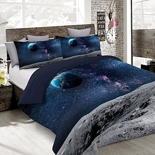 Italian Bed Linen MB Home Italy, Goodnight Bettbezug Set, Earth, Einzelbett von Italian Bed Linen