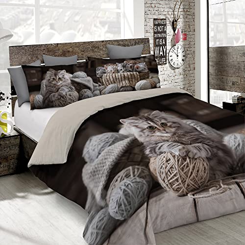Italian Bed Linen MB Home Italy, Goodnight Bettbezug Set, Felix, Doppelbett von Italian Bed Linen
