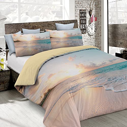 Italian Bed Linen MB Home Italy, Goodnight Bettbezug Set, Haiti, Einzelbett von Italian Bed Linen