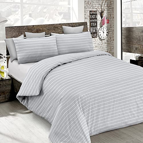 Italian Bed Linen MB Home Italy, Printed Colors” Bettbezug Set, Division Grau, Doppelbett von Italian Bed Linen
