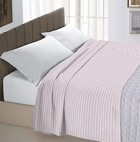 MB Home Italy, Printed Colors” Oberbettlaken, Division Rosa, Doppelbett von Italian Bed Linen