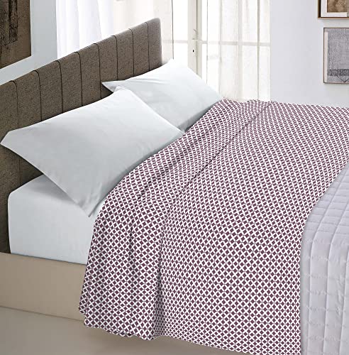 MB Home Italy, Printed Colors” Oberbettlaken, Maiden Rosa, Doppelbett von Italian Bed Linen