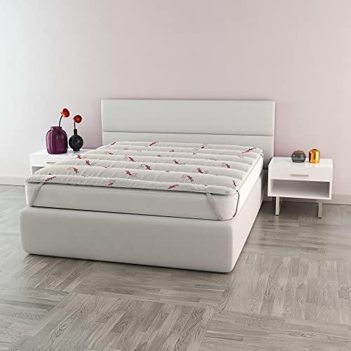 Italian Bed Linen MB Home Italy, Topper, Crabyon, Dopplete 160x195 cm von Italian Bed Linen