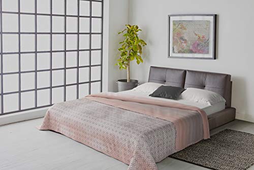 Italian Bed Linen “Athena” Sommersteppdecke, Dakar Rosa, Double, Doppel von Italian Bed Linen