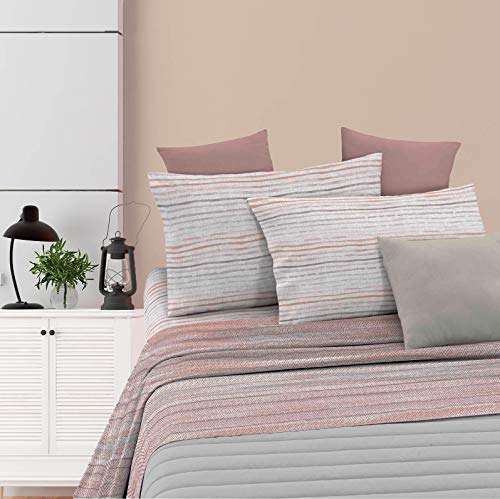 Italian Bed Linen Bettwäsche-Set Athena, Baumwolle, Medina rosa, Doppelte von Italian Bed Linen