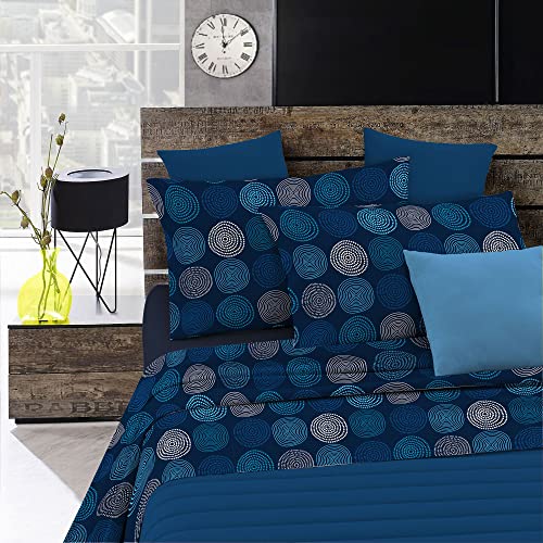 Italian Bed Linen MB Home Italy “Fantasy” Bettwäsche-Set, Leinen, Ipnotic, Doppelbett von Italian Bed Linen