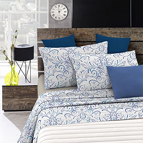 Italian Bed Linen MB Home Italy “Fantasy” Bettwäsche-Set, Leinen, Ornato Tex, Doppelbett von Italian Bed Linen