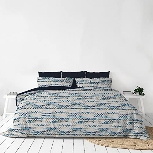 Italian Bed Linen MB Home Italy Fashion Bettbezug Set, Modern Sky, Doppelbett von Italian Bed Linen