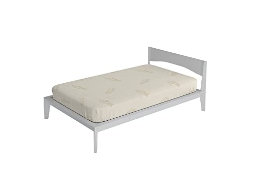 Italian Bed Linen MB Home Italy, Matratze Abdeckung, Polyester + Copper, Kupfer, Kleine Doppelte 120x200 cm von Italian Bed Linen