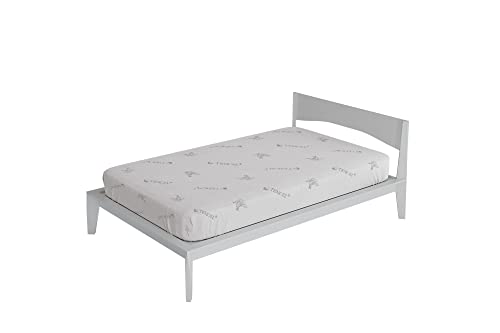 Italian Bed Linen MB Home Italy, Matratze Abdeckung, Polyester + Tencel, Kleine Doppelte 120x200 cm von Italian Bed Linen