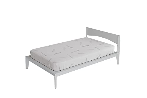 Italian Bed Linen MB Home Italy, Matratze Abdeckung, 100% Polyester, Thermocontrol, Kleine Doppelte 120x200 cm von Italian Bed Linen