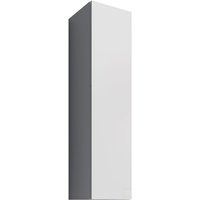 Hängeschrank Vitrinenschrank Vitrine Wohnzimmer 1 Tür 3 Fächer Weiß Matt Modell Aitana O1 30x120x30cm von MB MOEBEL
