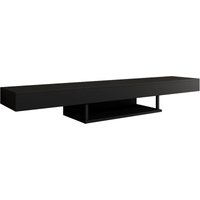 Mb Moebel - Lowboard Hängend TV-Schrank Fernsehtisch tv Möbel TV-Ständer Schwarz Matt 150x22x29,6cm Modell Aydin von MB MOEBEL