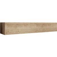 Mb Moebel - Lowboard TV-Schrank Fernsehtisch Hängend tv Möbel TV-Ständer 1 Falltür Eichenfarbe mat 180x30x40cm Modell Aitana M2 von MB MOEBEL