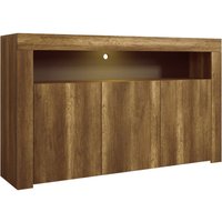 Sideboard Modern mi LED Küchenschrank Kommode Wohnzimmerschrank 3 Türen Aufbewarungsschrank Buffet Esszimmer 155x91x37cm Modell Aker Farbe Eiche Sideboard Modern mi LED Küchenschrank Kommode Wohnzimmerschrank 3 Türen Aufbewarungsschrank Buffet Esszimmer 155x91x37cm Modell Aker Farbe Eiche von MUEBLES BONITOS