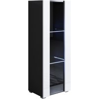 Muebles Bonitos - Stehende Vitrineschrank mit 2cm Füsse mit led Hängeschrank Vitrinenschrank Vitrine Wohnzimmer 1 Tür 3 Fächer 40x128x29cm Modell Muebles Bonitos - Stehende Vitrineschrank mit 2cm Füsse mit led Hängeschrank Vitrinenschrank Vitrine Wohnzimmer 1 Tür 3 Fächer 40x128x29cm Modell von MUEBLES BONITOS