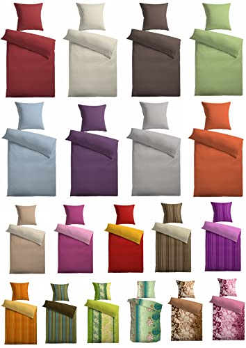 MB Warenhandel24 Bettwäsche Winter 135x200 + 80x80 cm Microfaser Flausch Fleece Thermofleece warm Teddy Soft 2 TLG teilig (Einfarbig Creme), Einzel von MB Warenhandel24