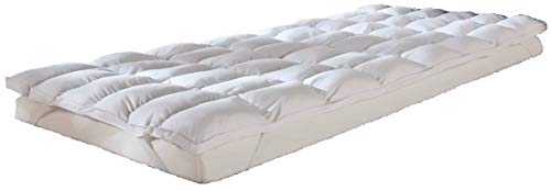 MB Warenhandel24 95° waschbar Premium Dacron Matratzentopper Unterbett Matratzenschutz Spannauflage Baumwolle (Deluxe Matratzenschoner 160x200 cm) von MB Warenhandel24