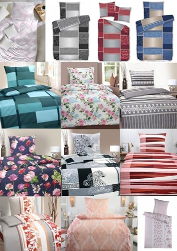 MB Warenhandel24 Bettwäsche Winter Biber Baumwolle attraktive Designs 135x200 + 80x80 cm 2-4 TLG teilig (Deluxe Ornament, 1x ca. 135x200 cm + ca. 1x 80x80 cm) von MB Warenhandel24