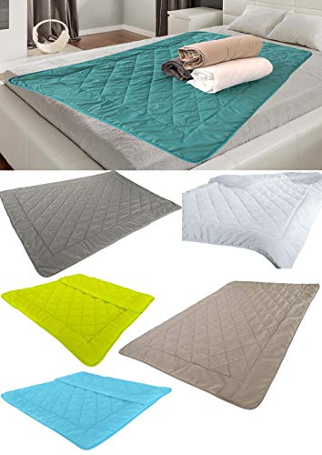 MB Warenhandel24 Leichtsteppbett Sommer Steppbett ca. 135x200 cm leichte Sommerdecke Kochfest 95° für Camping heiße Sommertage, Uni Farbe ohne Bezug verwendbar (2 Stück Beige, ca. 135x200 cm) von MB Warenhandel24