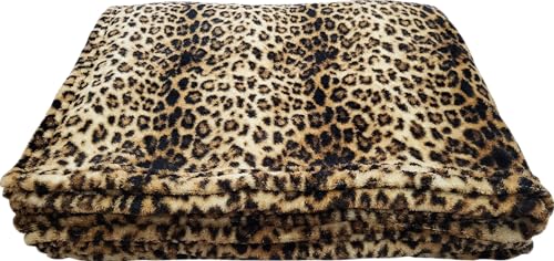 MB Warenhandel24 Wohndecke Kuscheldecke Leopard luxuriöse Cashmere Touch Feeling Coral Fleece Decke ca. 150x200 cm (Leopard) von MB Warenhandel24