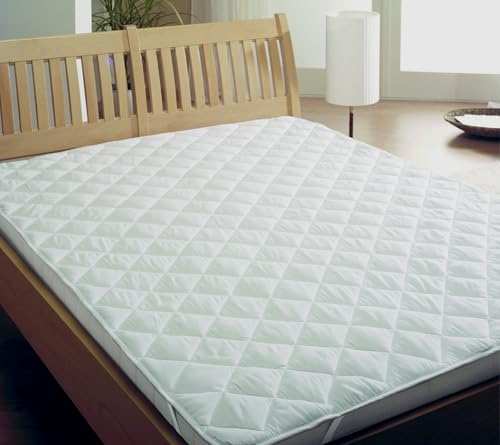 Matratzenauflage Matratzenschoner Matratzentopper ca. 160x200 cm Unterbett Gesteppte Matratzenschutz Spannauflage Topper Microfaser Mit elastischen Bändern - 4 Eckgummis dehnbar bis zu 30 cm Matratzenauflage Matratzenschoner Matratzentopper ca. 160x200 cm Unterbett Gesteppte Matratzenschutz Spannauflage Topper Microfaser Mit elastischen Bändern - 4 Eckgummis dehnbar bis zu 30 cm von MB Warenhandel24