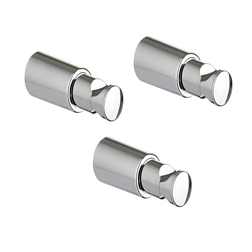 3 Regale Wandhalterung für Handtuchheizkörper und horizontale Rohre mit Einer Tragfähigkeit von bis zu 90 kg. Rohrdurchmesser von Ø15 bis 28 mm von MB