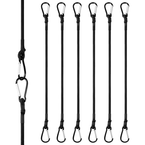 MBAIYO 6 Stück Gummibänder mit Haken von MBAIYO