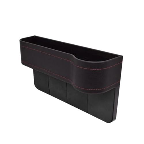 MBBROS 1Stück Autositz Lückefüller Organizer für Cupra Ateca/Born/E-Racer/Formentor/Leon/TCR, MultiFunktions Aufbewahrungsbox Seiten Taschen Organizer Konsole Seitentasche,A Black-Main Driver von MBBROS