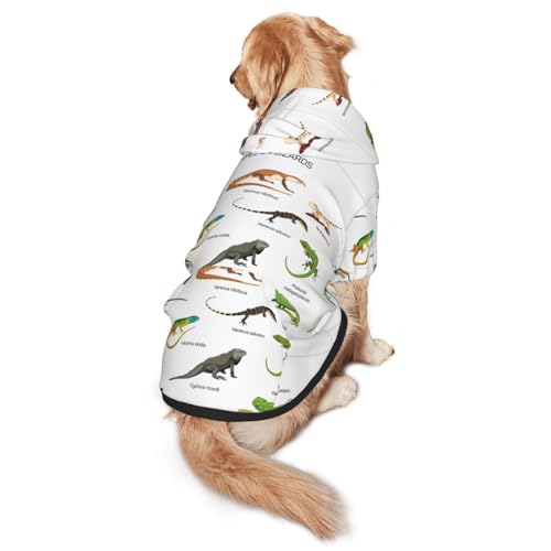 Hunde-Kapuzenpullover für mittelgroße bis große Hunde, warm, weich, atmungsaktiv, leicht zu tragen, für Winter und Herbst, Haustiermantel von MBCbjg