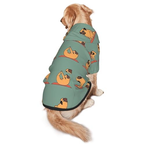 Hunde-Kapuzenpullover für mittelgroße bis große Hunde, warm, weich, atmungsaktiv, leicht zu tragen, für Winter und Herbst, Haustiermantel Hunde-Kapuzenpullover für mittelgroße bis große Hunde, warm, weich, atmungsaktiv, leicht zu tragen, für Winter und Herbst, Haustiermantel von MBCbjg