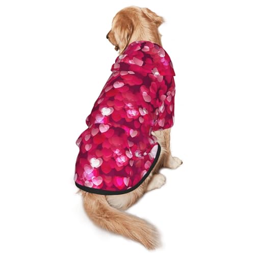 Hunde-Kapuzenpullover für mittelgroße bis große Hunde, warm, weich, atmungsaktiv, leicht zu tragen, für Winter und Herbst, Haustiermantel Hunde-Kapuzenpullover für mittelgroße bis große Hunde, warm, weich, atmungsaktiv, leicht zu tragen, für Winter und Herbst, Haustiermantel von MBCbjg