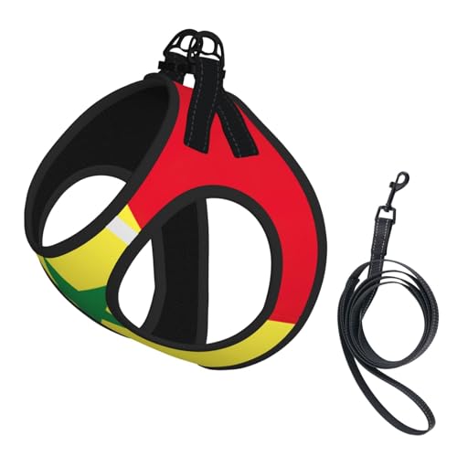 Hundegeschirr mit Flagge von Senegal, bedruckt, für Katzen und Hunde, reflektierend, verstellbar, weich, atmungsaktiv, Netzweste mit ausbruchsicherer Leine, für kleine Haustiere und Kätzchen, Welpen Hundegeschirr mit Flagge von Senegal, bedruckt, für Katzen und Hunde, reflektierend, verstellbar, weich, atmungsaktiv, Netzweste mit ausbruchsicherer Leine, für kleine Haustiere und Kätzchen, Welpen von MBCbjg