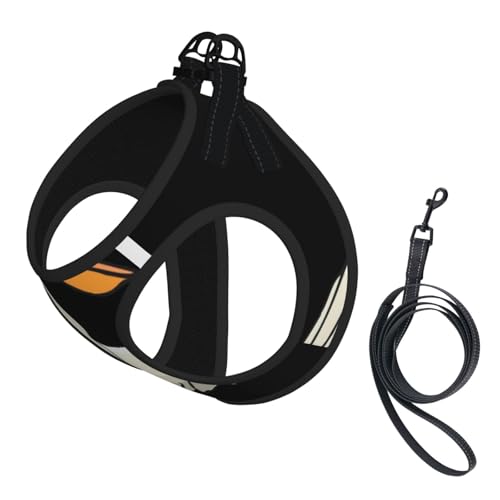 Lustiges Pelikan-Druckgeschirr-Set für Katzen und Hunde, reflektierend, verstellbar, weich, atmungsaktiv, Netzweste mit ausbruchsicherer Leine, für kleine Haustiere und Kätzchen, Welpen Lustiges Pelikan-Druckgeschirr-Set für Katzen und Hunde, reflektierend, verstellbar, weich, atmungsaktiv, Netzweste mit ausbruchsicherer Leine, für kleine Haustiere und Kätzchen, Welpen von MBCbjg
